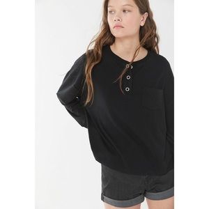Urban Outfitters Out From Under Jimmy Oversized Thermal Henley